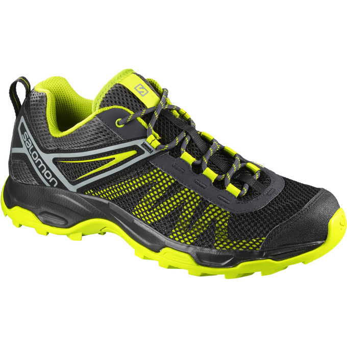 Salomon Israel X ULTRA MEHARI - Mens Running Shoes - Black Yellow (CHRG-73504)